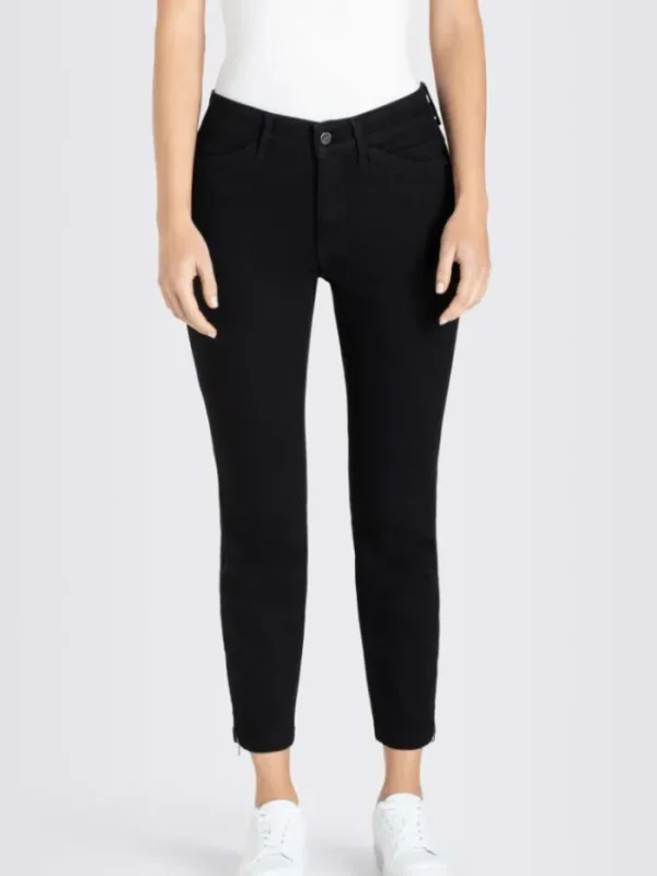 Mac Jeans Denim | Gifts Under £250^MAC Dream M Summer Chic Cropped Jeans In Black-Black 5471 0355L D999