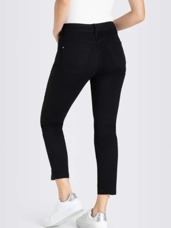Mac Jeans Denim | Gifts Under £250^MAC Dream M Summer Chic Cropped Jeans In Black-Black 5471 0355L D999