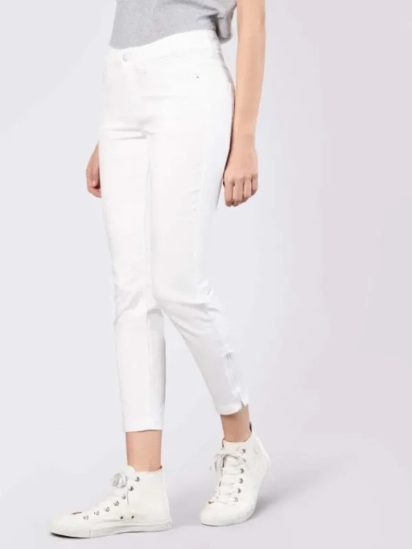 Mac Jeans Denim^WHITE M Dream Chic Cropped Jeans 5471 0355L D010