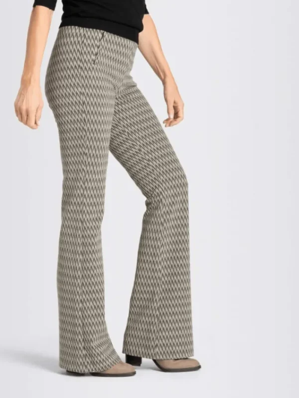 Mac Jeans Trousers | Gifts Under £100^Mac T BOOT Zip Black Shimmer Trousers 5213 0172 913F
