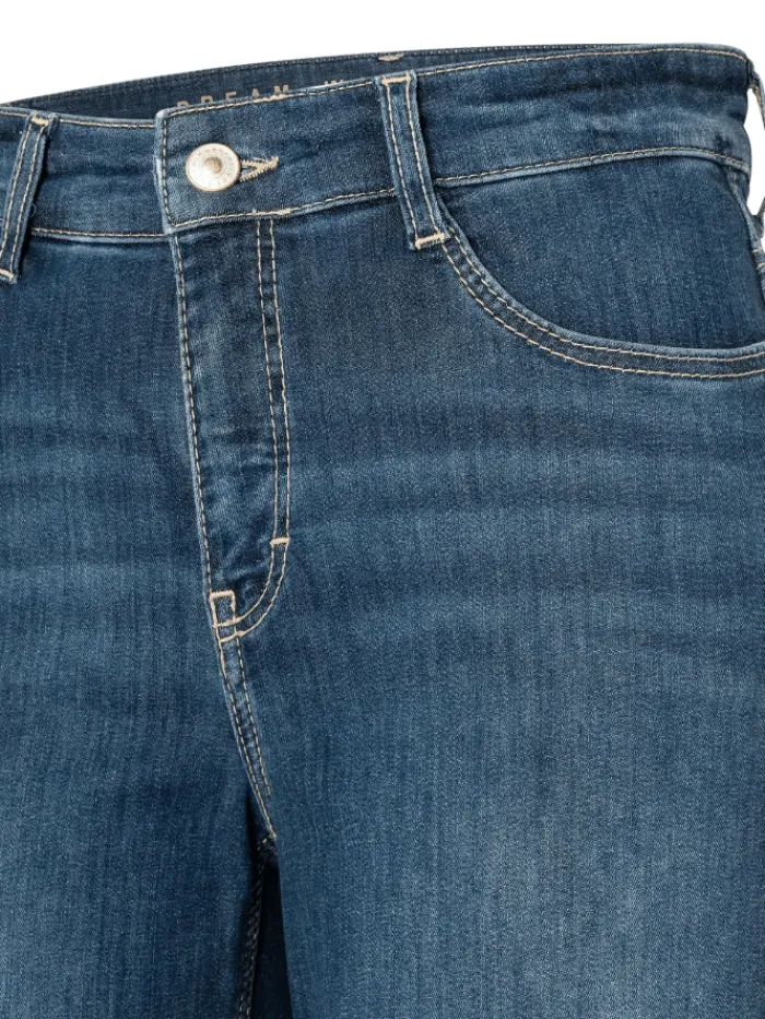 mac_womens_dream_wide_won_3.webp Mac Jeans Denim | Gifts Under £250^Mac Women's Dream Wide Wonder Light Jeans In Authentic Dark Wash 5441