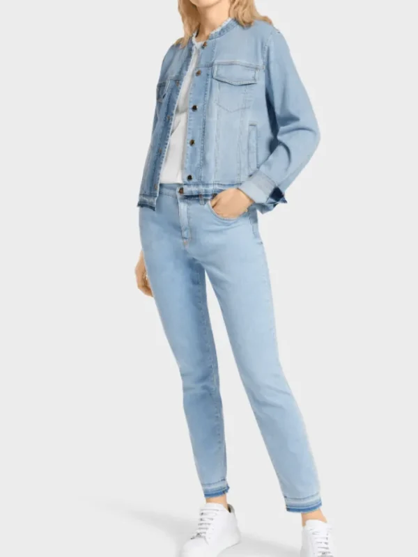 Marc Cain Additions Coats And Jackets | Denim^Baby Blue Denim Jacket UA 31.01 D51 COL 351