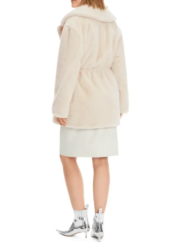 Marc Cain Additions Coats And Jackets | Faux Fur Edit^Faux Furry Coat In Light Beige XA 12.07 W86 COL 18