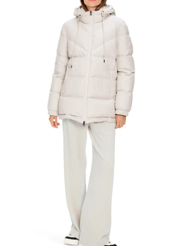 marc_cain_additions_padde_0.webp Marc Cain Additions Coats And Jackets | Luxury Gifts^Padded Quilted Coat In Light Beige XA 12.02 W79 CO