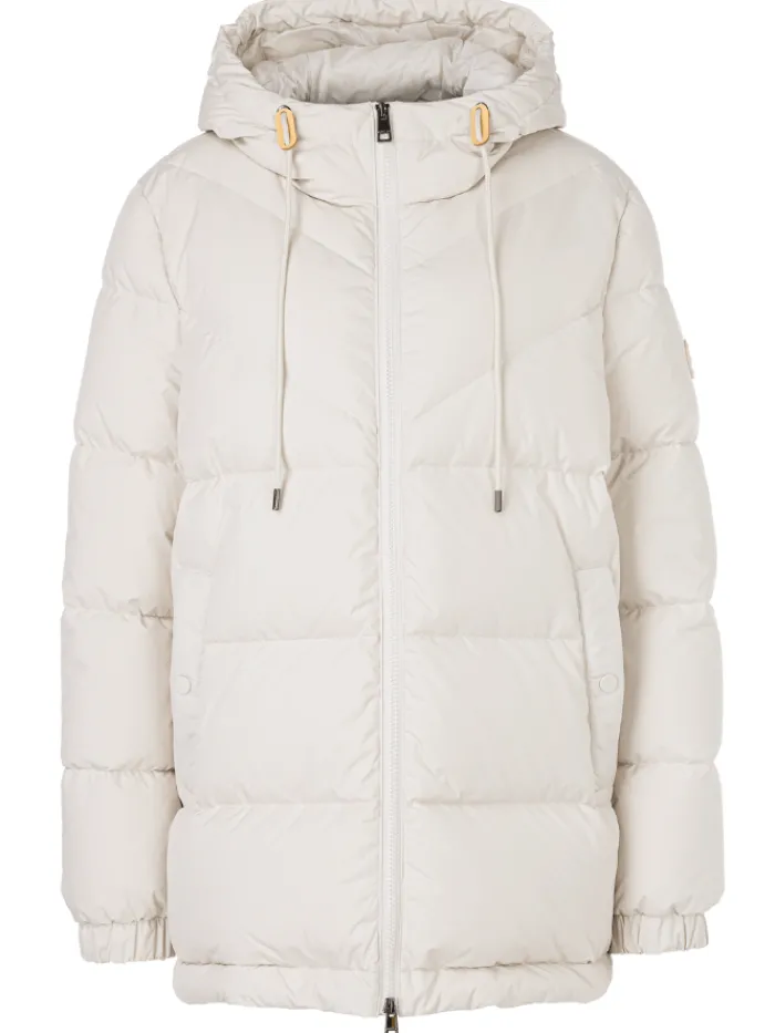 marc_cain_additions_padde_2.webp Marc Cain Additions Coats And Jackets | Luxury Gifts^Padded Quilted Coat In Light Beige XA 12.02 W79 CO