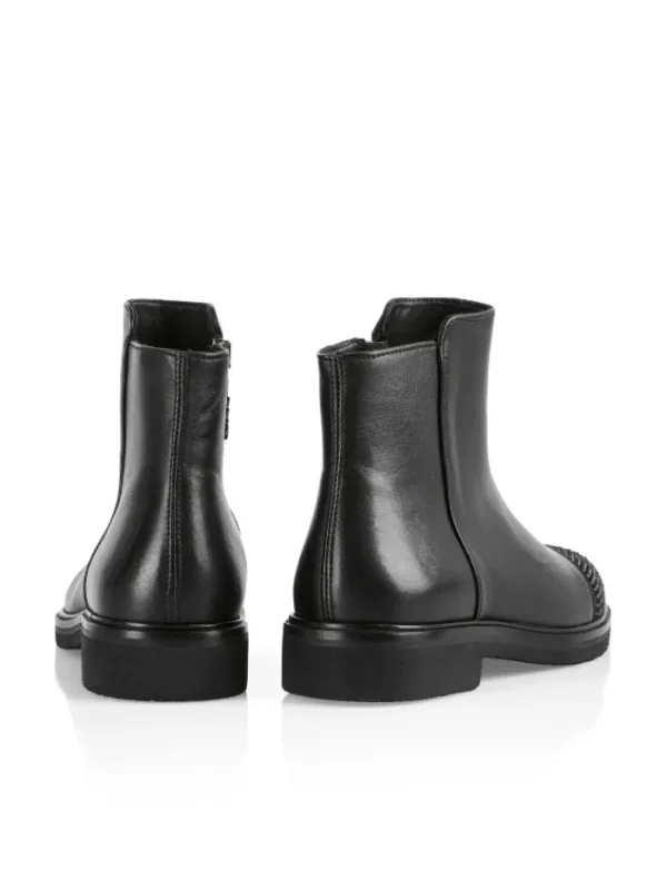 Marc Cain Footwear | Footwear^Black Ankle Boots With Embellishments VB SB.14 L23 COL 900