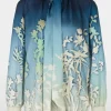 Marc Cain Collections Tops | Gifts Under £250^Blouse With Floral Silhouette Motif XC 51.10 W23