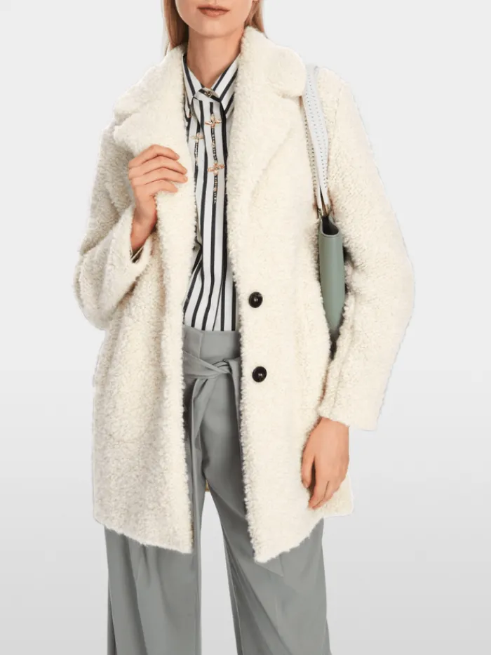 marc_cain_collections_bou_1.webp Marc Cain Collections Coats And Jackets | Luxury Gifts^Boucle Coatigan In Ecru XC 39.07 M14 COL 112