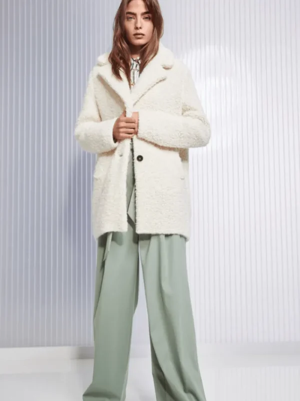 Marc Cain Collections Coats And Jackets | Luxury Gifts^Boucle Coatigan In Ecru XC 39.07 M14 COL 112