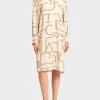 Marc Cain Collections Dresses | Gifts Under £100^Cream Printed Shirt Dress UC 21.37 W38 COL 131