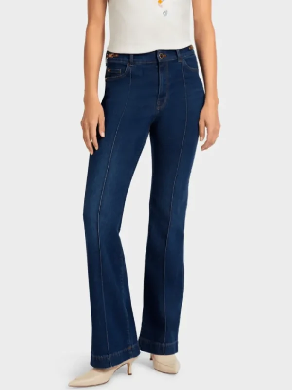 Marc Cain Collections Denim^Dark Denim Flared Jeans UC 82.02 D64 COL 357