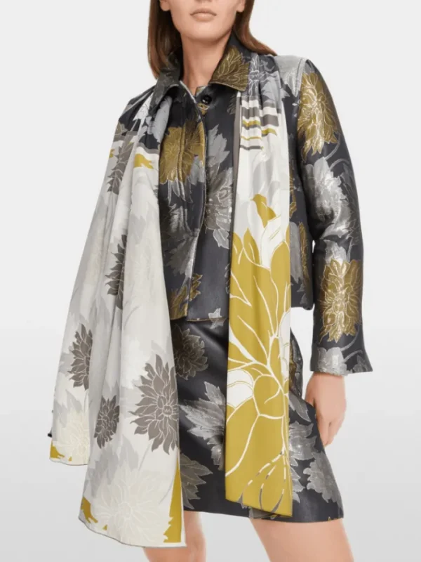Marc Cain Collections Scarves & Gloves | Gifts Under £250^Elegantly Shiny Silk Scarf YC B4.15 Z16 COL 127