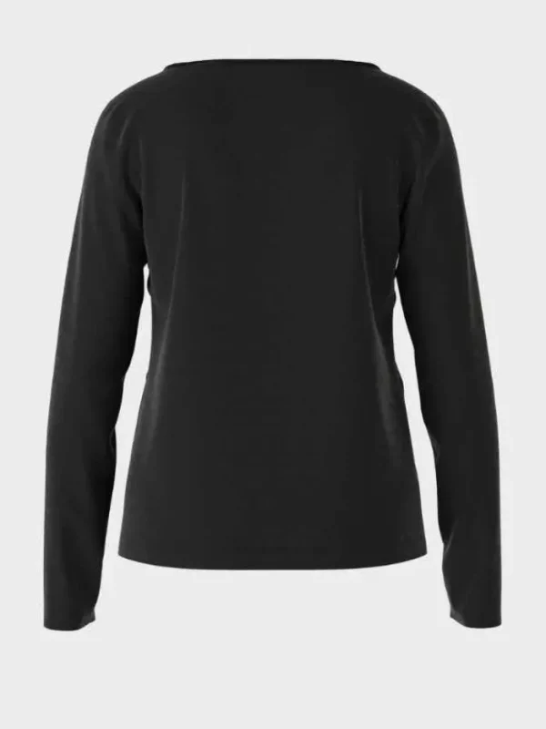 Marc Cain Collections Tops | Gifts Under £100^Elegant Long Sleeve Black Top VC 48.36 J14 COL 9