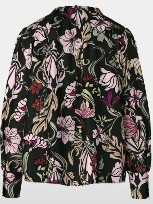 Marc Cain Collections Tops | Gifts Under £250^Floral Blouse With Silk XC 51.19 W44 COL 900