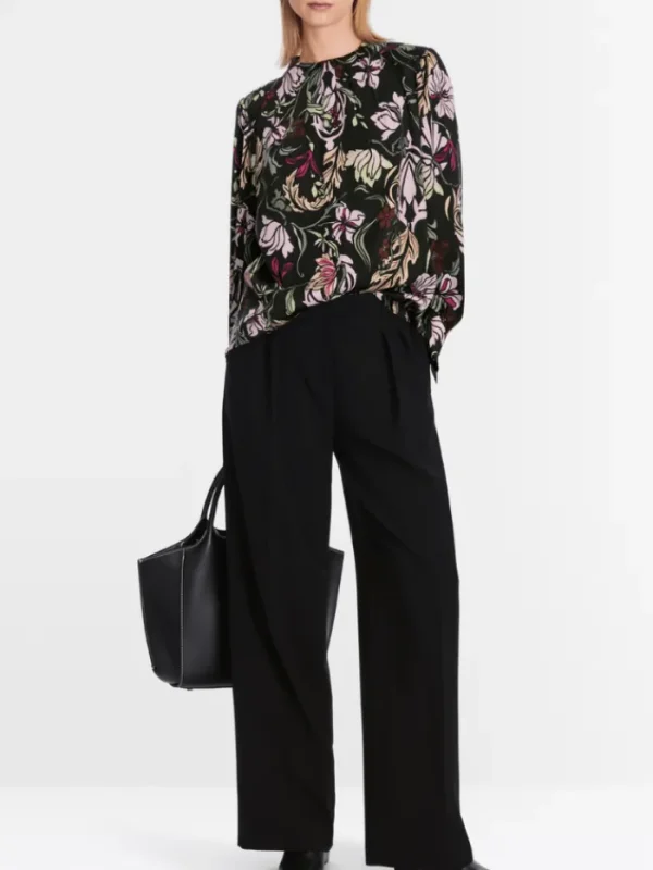 Marc Cain Collections Tops | Gifts Under £250^Floral Blouse With Silk XC 51.19 W44 COL 900
