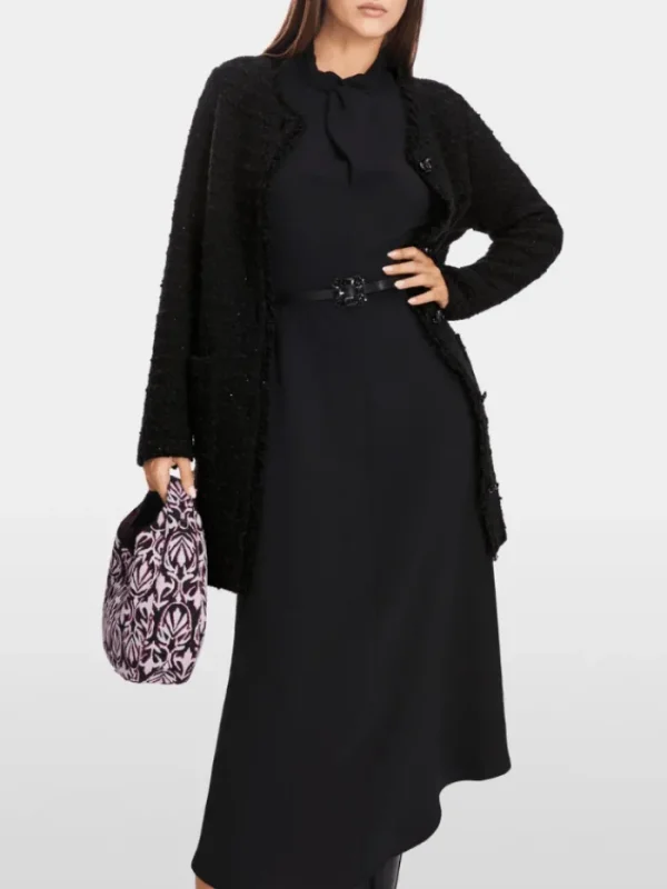 Marc Cain Collections Coats And Jackets | Luxury Gifts^Long Cardigan In Black XC 39.09 M24 Col 900