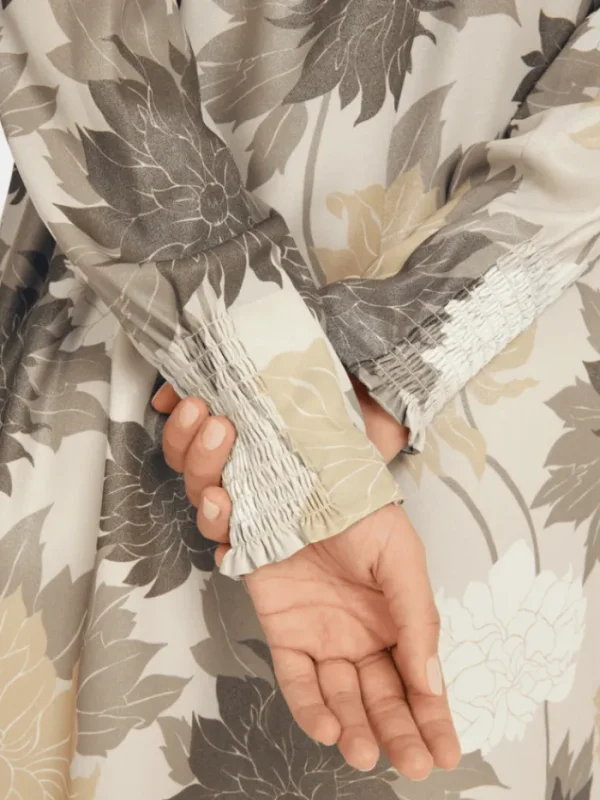 Marc Cain Collections Dresses | Luxury Gifts^Rethink Together Dress With Smocking Details YC