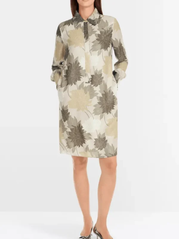Marc Cain Collections Dresses | Luxury Gifts^Rethink Together Dress With Smocking Details YC