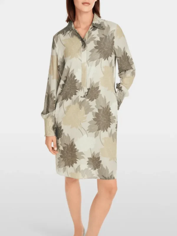 Marc Cain Collections Dresses | Luxury Gifts^Rethink Together Dress With Smocking Details YC