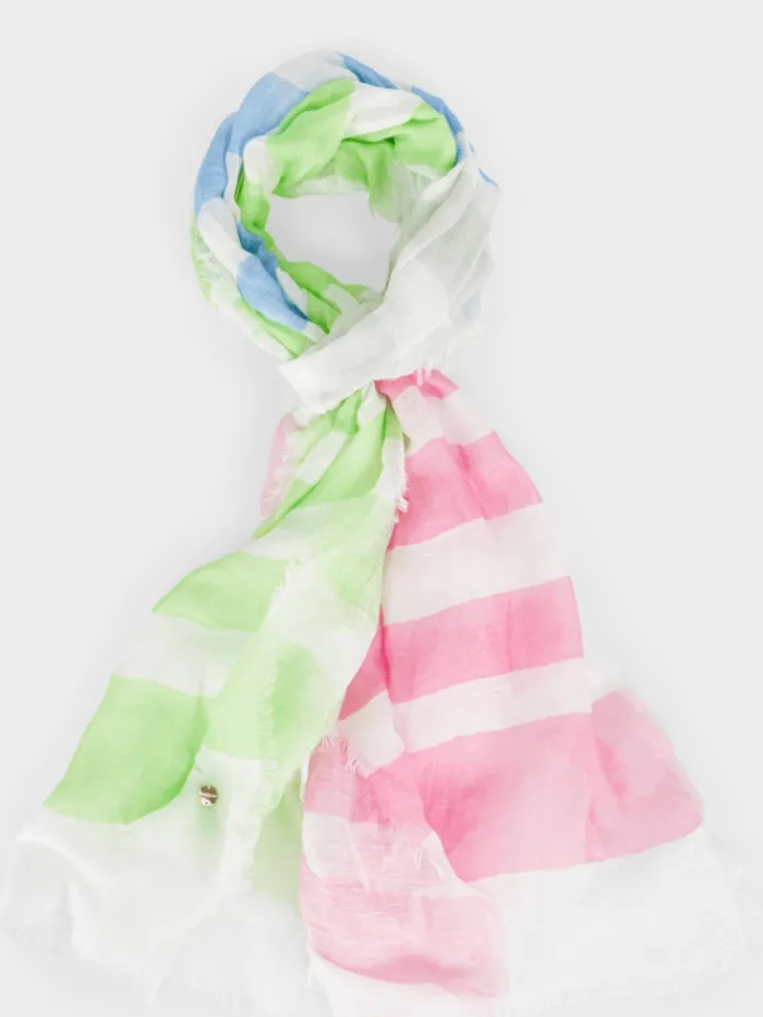 marc_cain_collections_sca_0-1.webp Marc Cain Collections Scarves & Gloves | Gifts Under £100^Scarf With Horizontal Stripes WC B4.13 Z30 COL 5