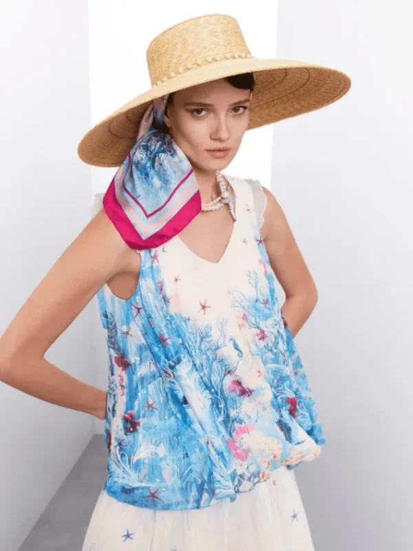 Marc Cain Collections Scarves & Gloves | Gifts Under £100^Scarf In Deep Fuchsia WC B1.04 Z52 COL 267