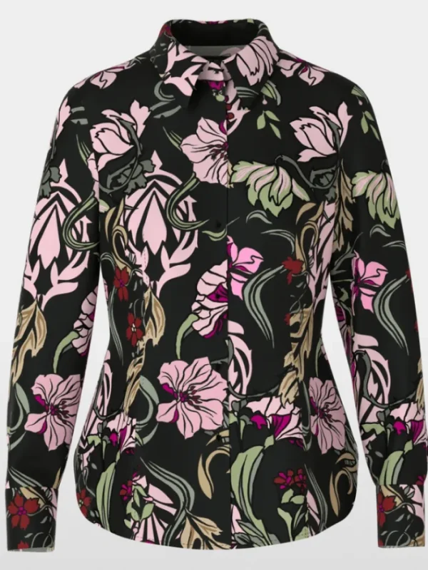 Marc Cain Collections Tops | Gifts Under £250^Shirt Blouse In Flower Print XC 51.26 J21 COL 90