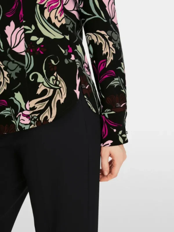 Marc Cain Collections Tops | Gifts Under £250^Shirt Blouse In Flower Print XC 51.26 J21 COL 90