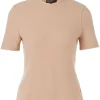 Marc Cain Collections Knitwear | Gifts Under £250^Short Sleeved Camel Jumper XC 41.62 M30 COL 612