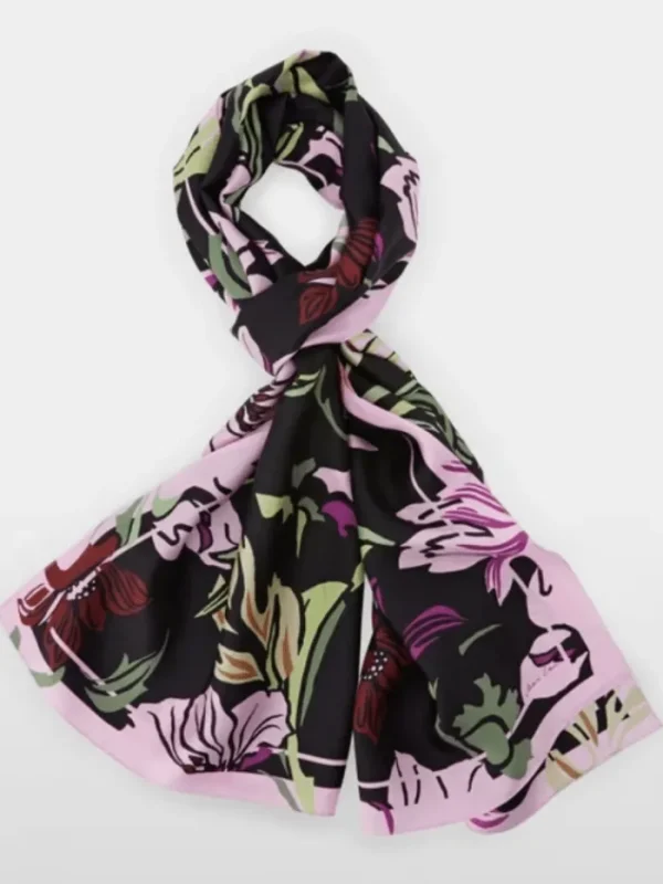 Marc Cain Collections Scarves & Gloves | Gifts Under £100^Silk Scarf In Flower Print XC B4.15 Z25 COL 900