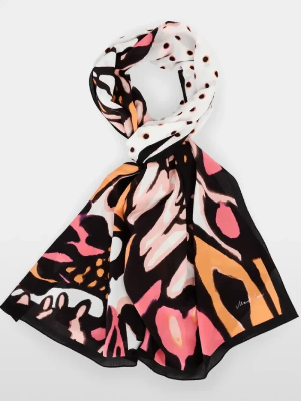 Marc Cain Collections Scarves & Gloves | Gifts Under £250^Silk Scarf In Butterfly Design YC B4.15 Z18 COL