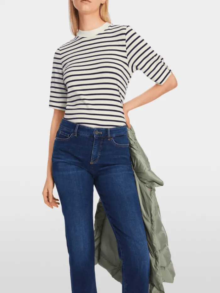 marc_cain_collections_str_7.webp Marc Cain Collections Sweatshirts And T-Shirts | Tops^Striped T Shirt XC 48.24 J16 COL 112