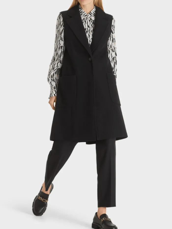 marc_cain_collections_t_b_0-1.webp Marc Cain Collections Gifts Under £100^T Black Long Wool Gilet TC 37.08 J30 COL 900