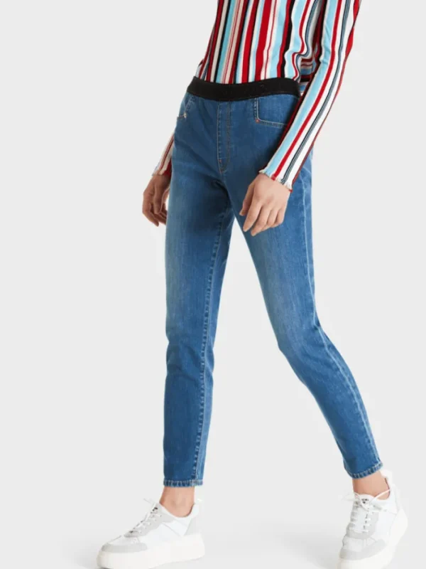 Marc Cain Collections Gifts Under £50^T Denim Jeans With Elasticated Waist TC 82.18 D5