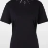 Marc Cain Collections Sweatshirts And T-Shirts | Tops^T Shirt With Rhinestones Detail XC 48.16 J13 COL