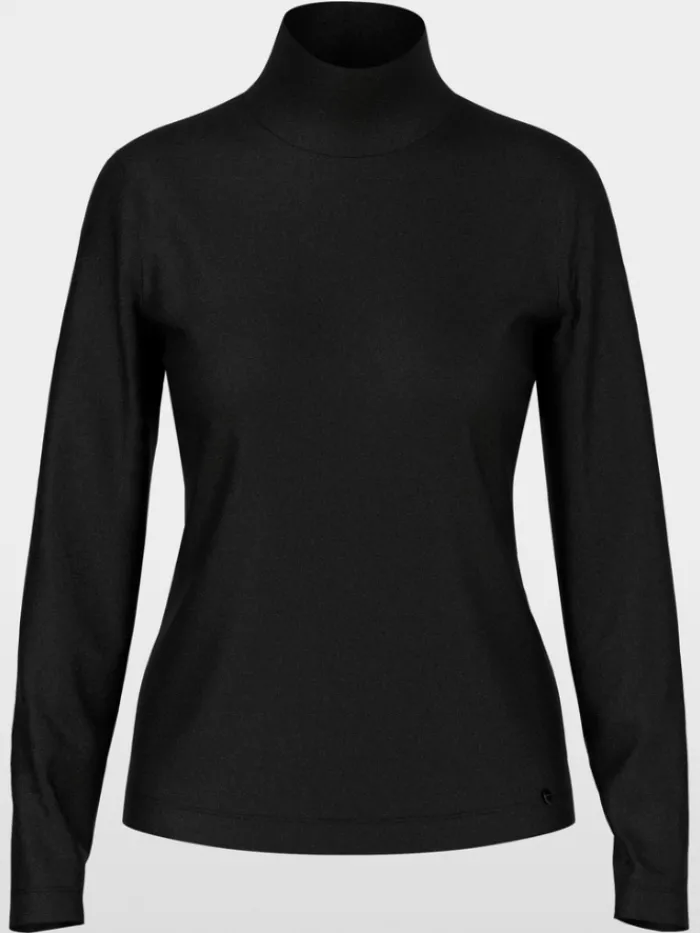 marc_cain_collections_tur_0-1.webp Marc Cain Collections Tops | Gifts Under £100^Turtleneck Top In Black XC 48.28 J34 COL 900