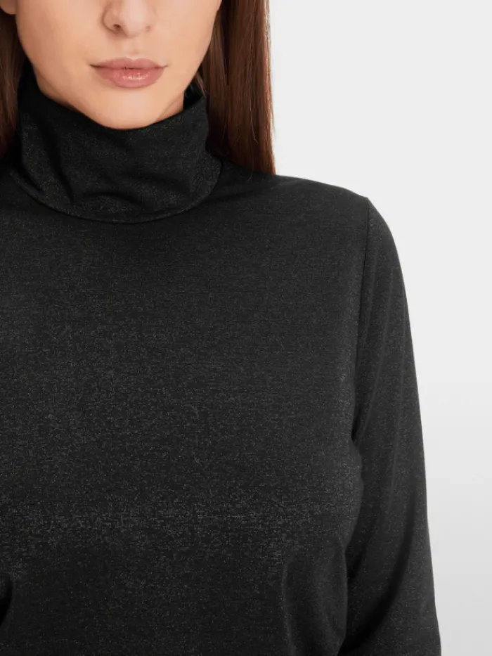 marc_cain_collections_tur_2-1.webp Marc Cain Collections Tops | Gifts Under £100^Turtleneck Top In Black XC 48.28 J34 COL 900