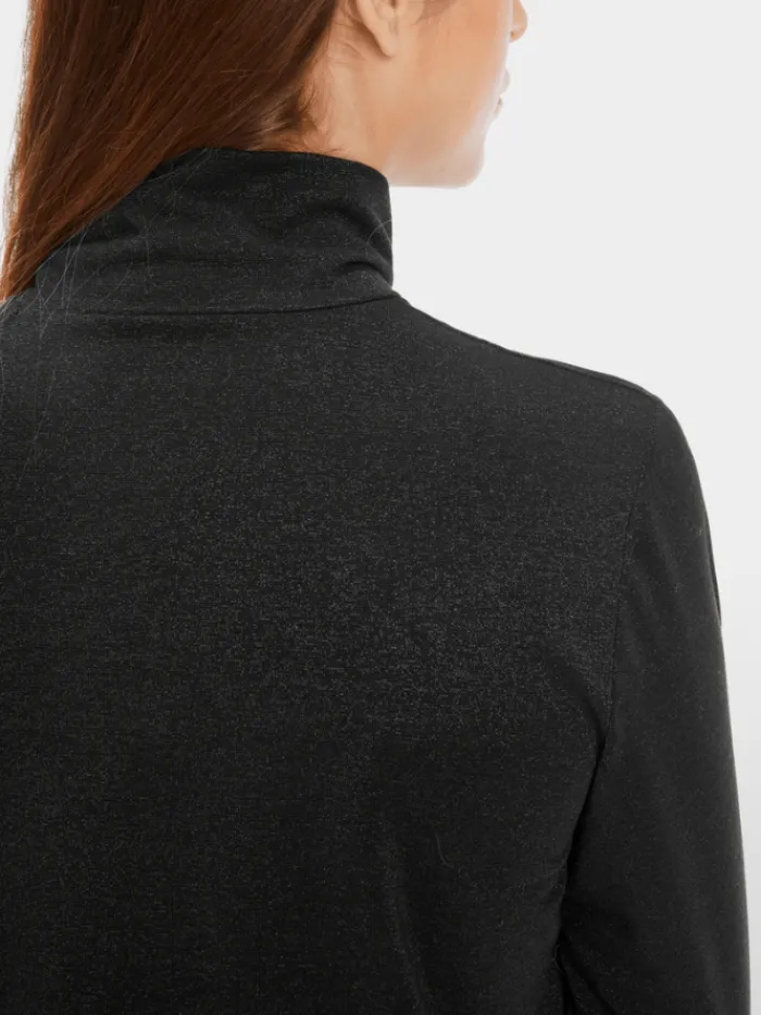 marc_cain_collections_tur_4.webp Marc Cain Collections Tops | Gifts Under £100^Turtleneck Top In Black XC 48.28 J34 COL 900