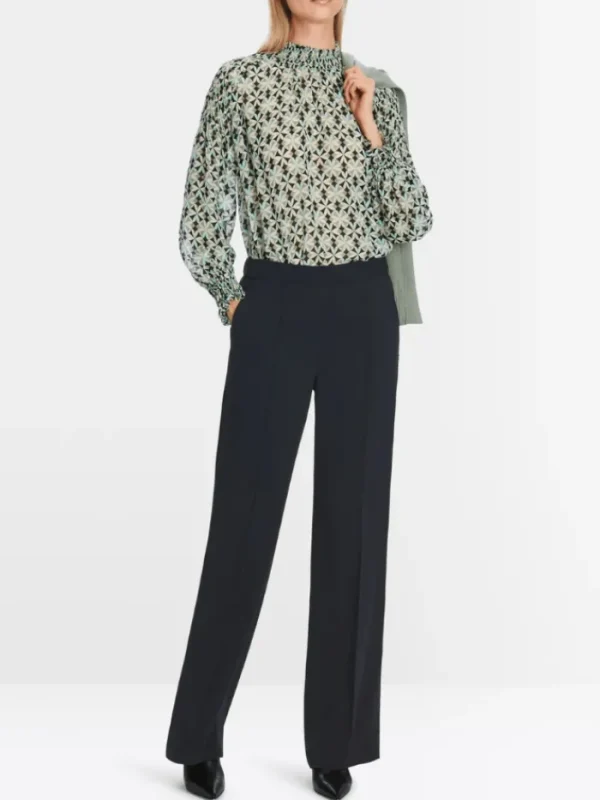 Marc Cain Collections Trousers | Gifts Under £250^Washington Wide Navy Trousers XC 81.19 W56 Col 395