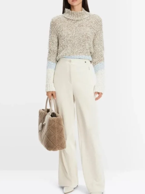 Marc Cain Collections Gifts Under £250^Wide Fit Trousers In Light Beige XC 81.49 J31 Co