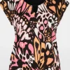 Marc Cain Collections Tops | Gifts Under £250^Women's T-Shirt Top In Butterfly Design YC 48.43