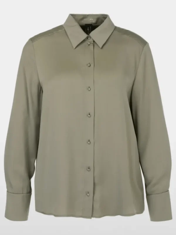 Marc Cain Collections Tops | Gifts Under £250^Women's Blouse In Sage Powder YC 51.12 W01 COL 5