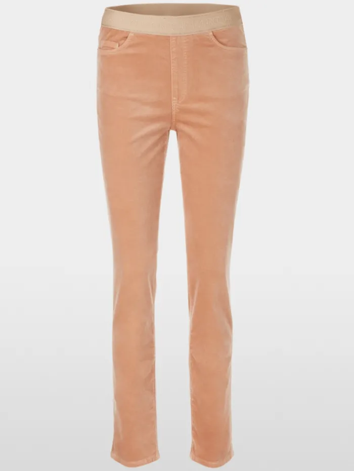 marc_cain_collections_wom_0-28.webp Marc Cain Collections Gifts Under £250^Women's SIENA Velvet Pull On Trousers In Camel X