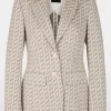 Marc Cain Collections Coats And Jackets | Luxury Gifts^Women's Blazer In Graphic Jersey Jacquard YC 34.