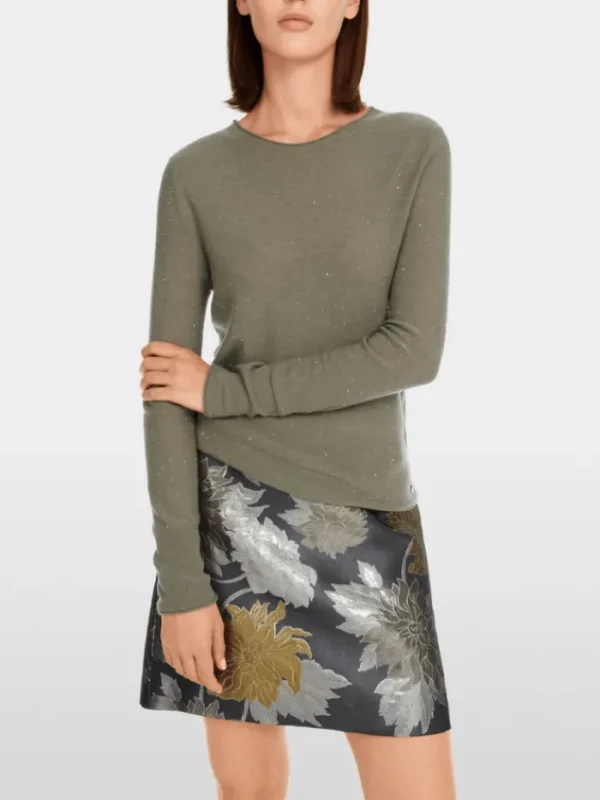 Marc Cain Collections Knitwear | Gifts Under £250^Women's Sequinned Wool Jumper YC 41.20 M75 COL 5