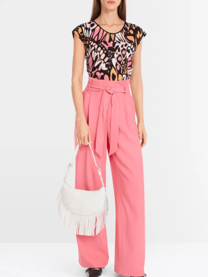 marc_cain_collections_wom_1-13.webp Marc Cain Collections Tops | Gifts Under £250^Women's T-Shirt Top In Butterfly Design YC 48.43