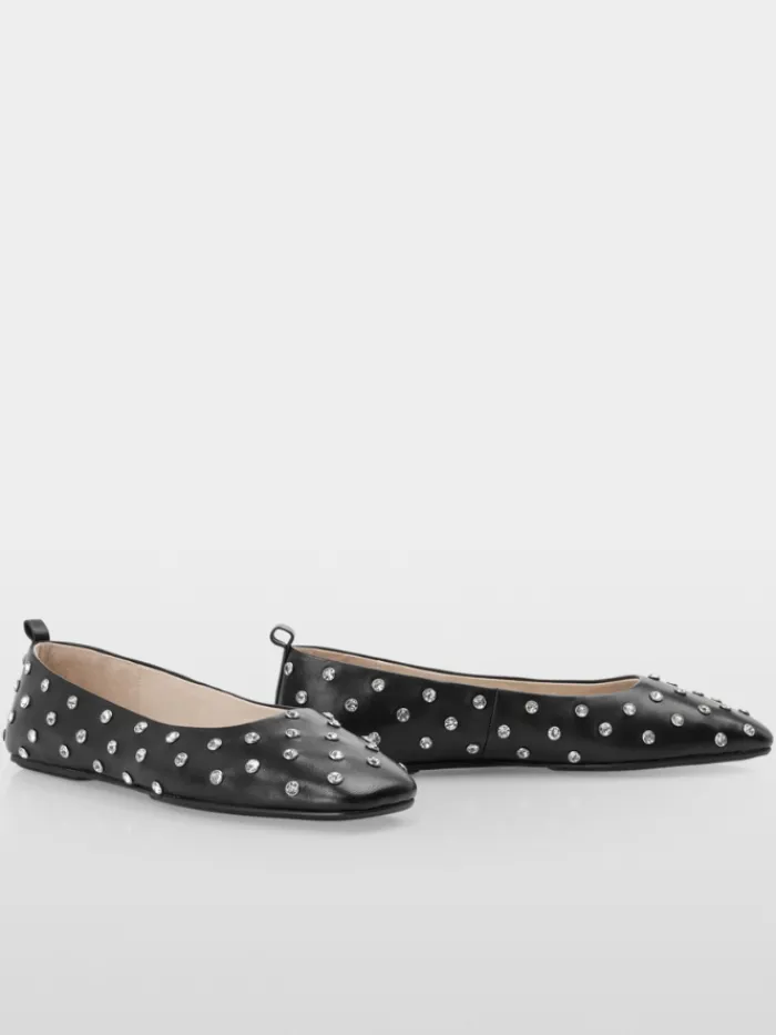 marc_cain_collections_wom_1-19.webp Marc Cain Collections Heels, Pumps And Flats | Footwear^Women's Ballerina Flat Shoes With Crystals YC SF