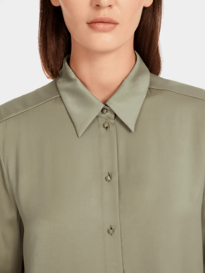 marc_cain_collections_wom_2-17.webp Marc Cain Collections Tops | Gifts Under £250^Women's Blouse In Sage Powder YC 51.12 W01 COL 5