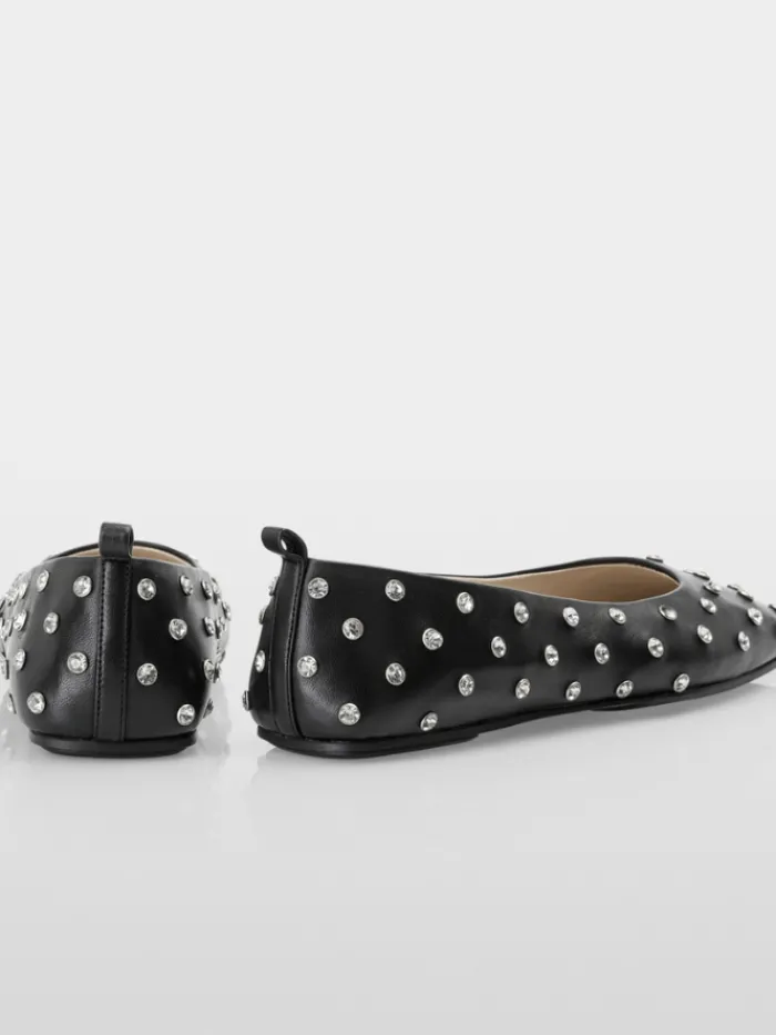 marc_cain_collections_wom_2-19.webp Marc Cain Collections Heels, Pumps And Flats | Footwear^Women's Ballerina Flat Shoes With Crystals YC SF