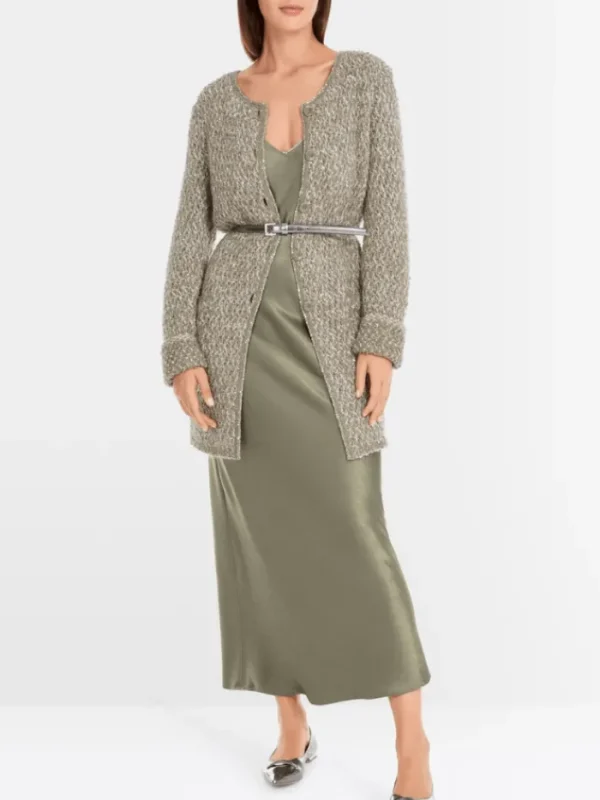 Marc Cain Collections Coats And Jackets | Knitwear^Women's Long Shimmering Cardigan YC 39.05 M16 Co