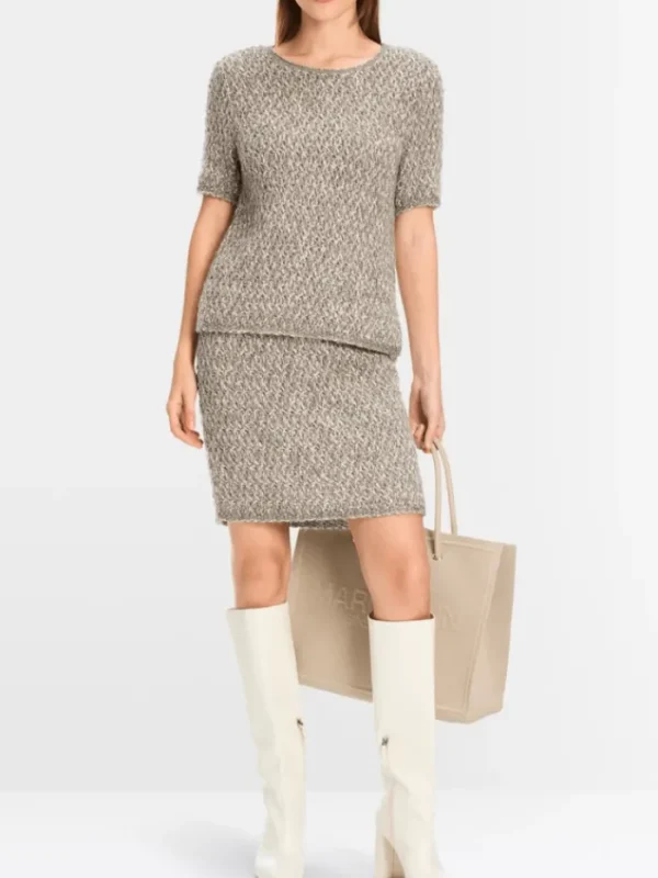 Marc Cain Collections Knitwear | Luxury Gifts^Women's Short Sleeved Shimmering Jumper YC 41.29